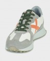 Sneakers MUNICH Road Gris Naranja Chico Hombre - 3