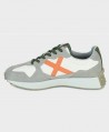 Sneakers MUNICH Road Gris Naranja Chico Hombre - 4