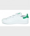 Zapatillas ADIDAS Stan Smith Velcro Blanco Verde - 5