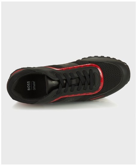 Sneakers HUGO BOSS Parkour Runn Negro Rojo - 7 en Kolekole