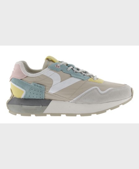 Sneakers VICTORIA Wing Patch Beige Mujer