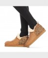 Zapatillas de Casa de Lana SHEPHERD Annie Leopardo - 8