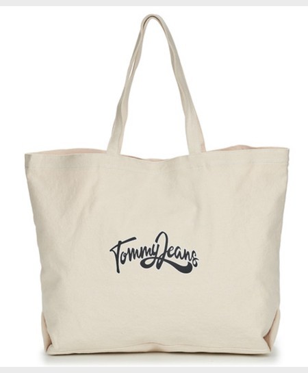 Bolso de Mujer TOMMY JEANS Tote Lona Natural Canvas