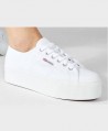 Zapatillas SUPERGA Plataforma Doble Blancas Chica Mujer - 6