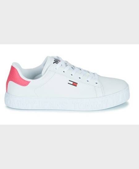 Sneakers TOMMY JEANS Cool Pop Blanco Rosa Chica Mujer